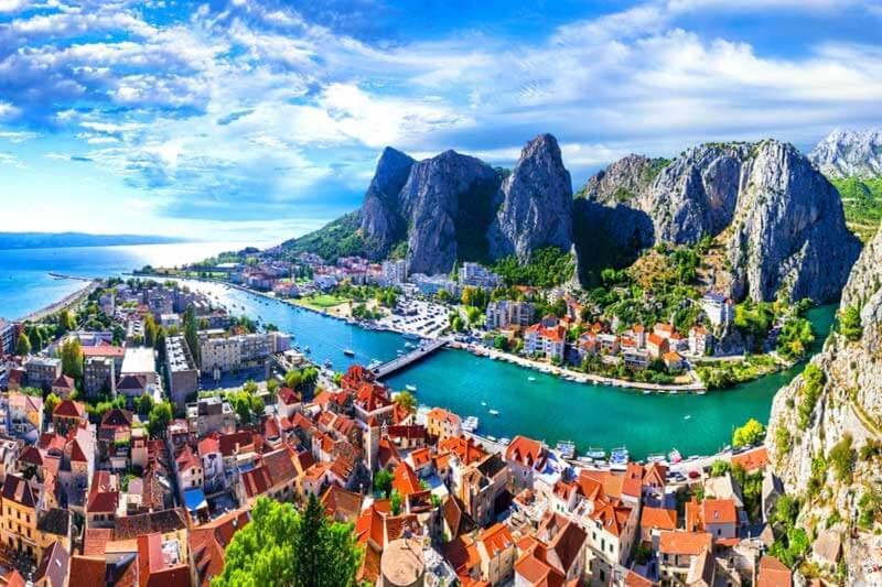 Appartamento Amazing Sea View Omiš Esterno foto